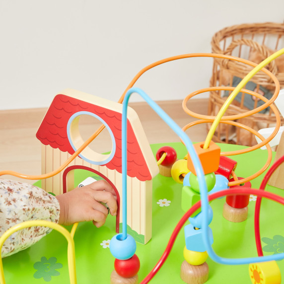 Viga Wooden Educational Sensory Table Intertwined XXL Montessori