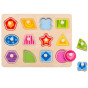 TOOKY TOY Puzzle Montessori Shape Learning Puzzle with Pushpins