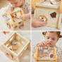 VIGA Wooden Mushroom Activity Sorter Maze Mirror 18M+