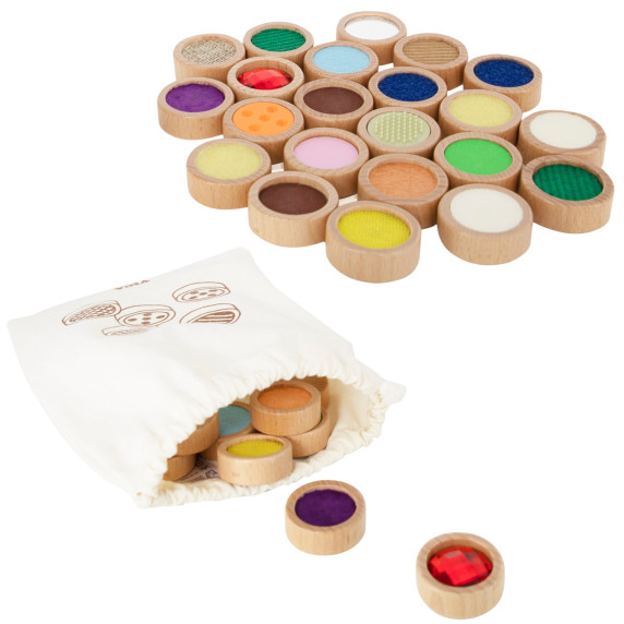 VIGA Sensory Touch Memory Blocks 36 pcs 18 Textures For Children 3+