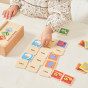 Viga Wooden Memory Game Memo Animals Educational Children 3+