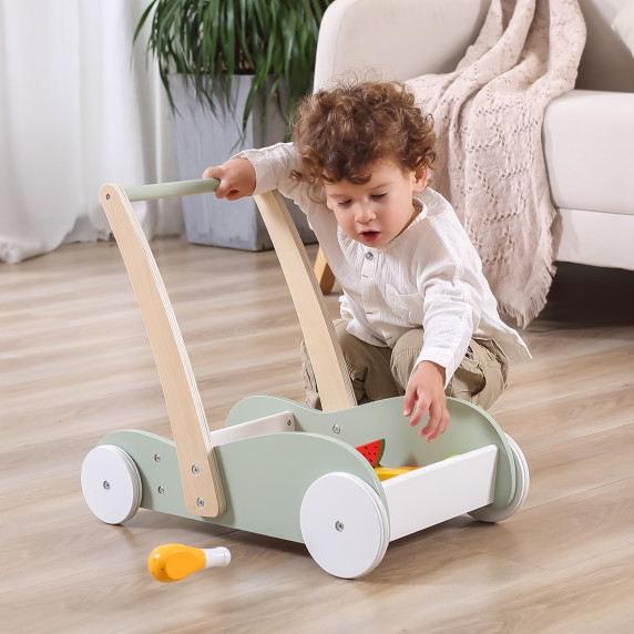 Viga PolarB Wooden 2-in-1 Stroller Walker Pusher