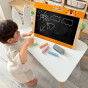 TOOKY TOY Educational 2-in-1 Magnetic Chalk Board for Children Magnets Sponge 6 pcs.