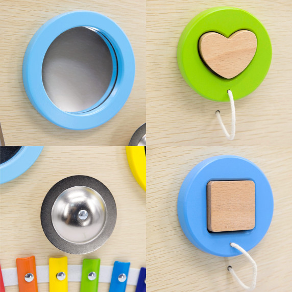 VIGA Montessori Arch Wall Manipulative Board
