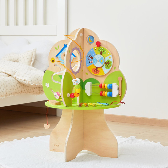 VIGA Wooden Activity Tree Music Educational Center 18m+