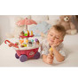 WOOPIE Food Truck Confectionery Trolley Ice Cream Sweets Stand Sound Light + 36 Accs