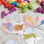WOOPIE Montessori Educational Set Learning to Count Dinosaurs Sorter 95 pcs.