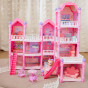 WOOPIE Dollhouse Villa with Accessories and Illuminated Doll 296 pcs.