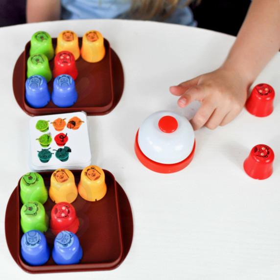 WOOPIE IQ Educational and Strategy Logic Game 2 in 1 Tic Tac Toe 4 pcs