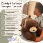 WOOPIE Weighted Plush Toy Teddy Bear Bruno Anti-Stress Sensory Heavy Bear Cuddly Toy 65cm 1500g