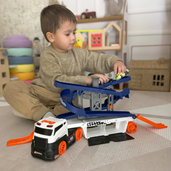 Woopie Parking Garage Track Transporter Truck Tow Truck Car XL