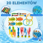 WOOPIE Pool Diving Toy Set 20 pcs.