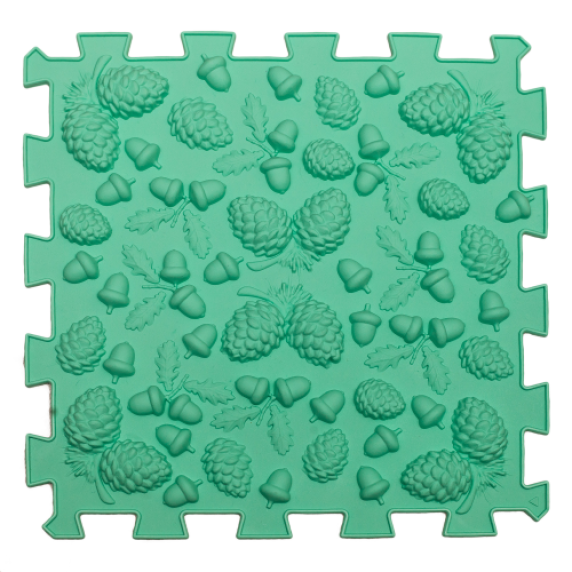 Ortek "Puzzle Mix" Taktila massagemattor (8 st.)