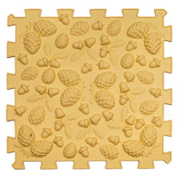 Ortek "Puzzle Mix" Taktila massagemattor (8 st.)