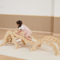 Viga Home Playground 3 in 1: Pikler Triangle, Rocker and Slide