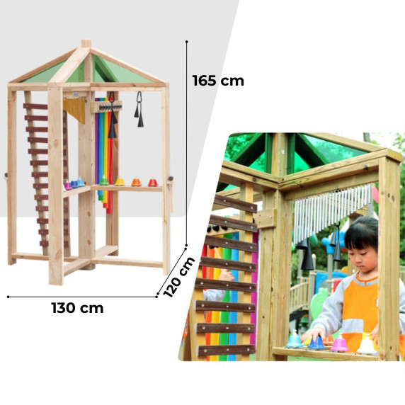 CLASSIC WORLD EDU Musical Wooden Playground XXL