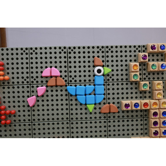 MASTERKIDZ Geometric Board Elements 256 pcs
