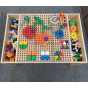 MASTERKIDZ Wooden Educational Table + STEM WALL ACCESSORIES