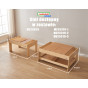 MASTERKIDZ Wooden Educational Table + STEM WALL ACCESSORIES + 563 Blocks