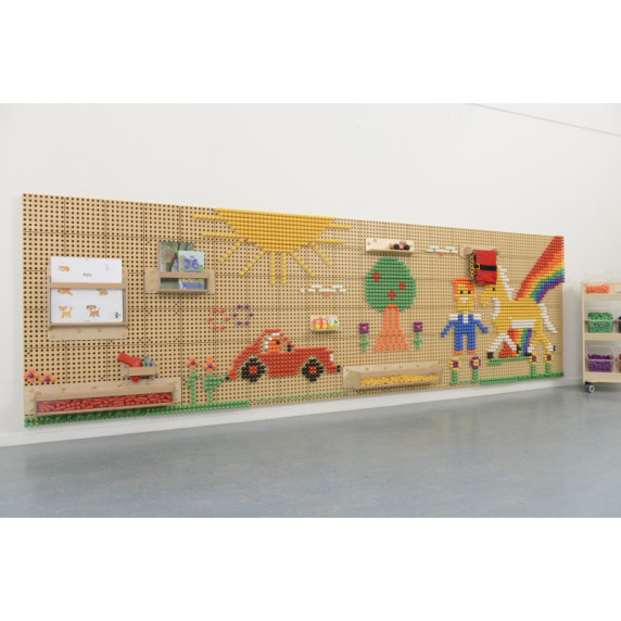 MASTERKIDZ Creative STEM Science Board Wall Panel 120x80 cm Without Mounting Panel