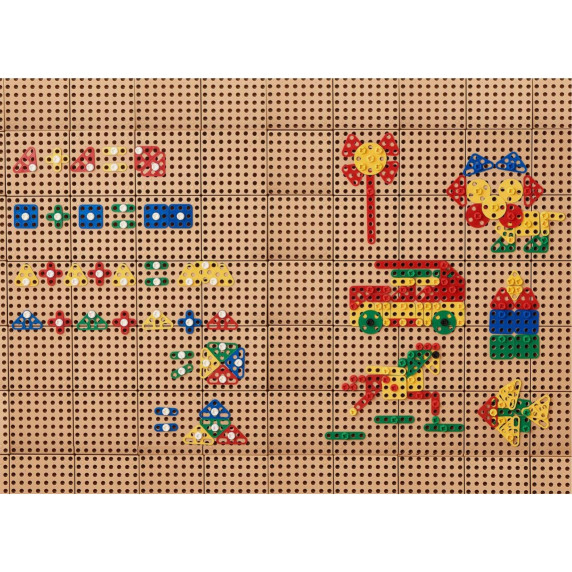 MASTERKIDZ Set of Geometric Shapes Blocks for STEM Wall Panels 260 pcs.