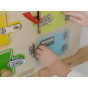 MASTERKIDZ Learning to Open and Close Locks Wall Manipulative Board