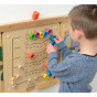 MASTERKIDZ Colorful Caterpillars Learning Numbers and Quantities - Montessori Educational Wall Board