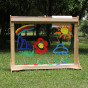 MASTERKIDZ Huge Wooden Window Painting Easel