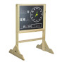 CLASSIC WORLD EDU 2-in-1 Manipulative Chalk Board Learning Time and Weather