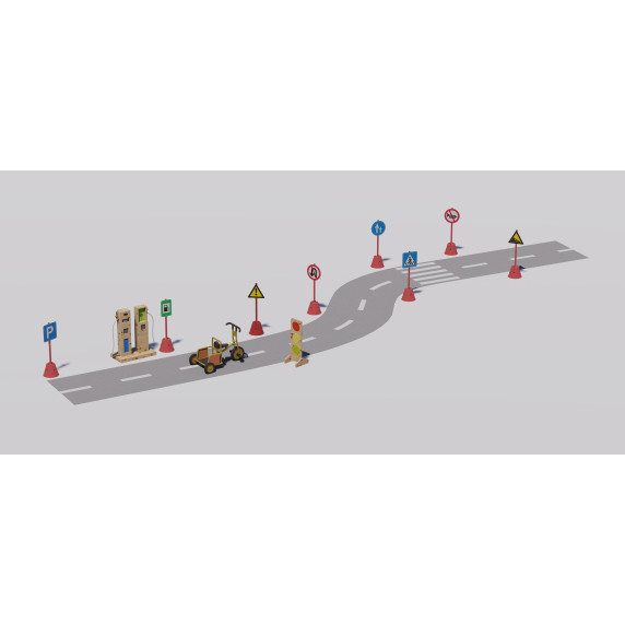 CLASSIC WORLD EDU Fuel Distributor Car Charging Station