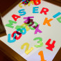 MASTERKIDZ Transparent Numbers and Letters 38 pcs Montessori