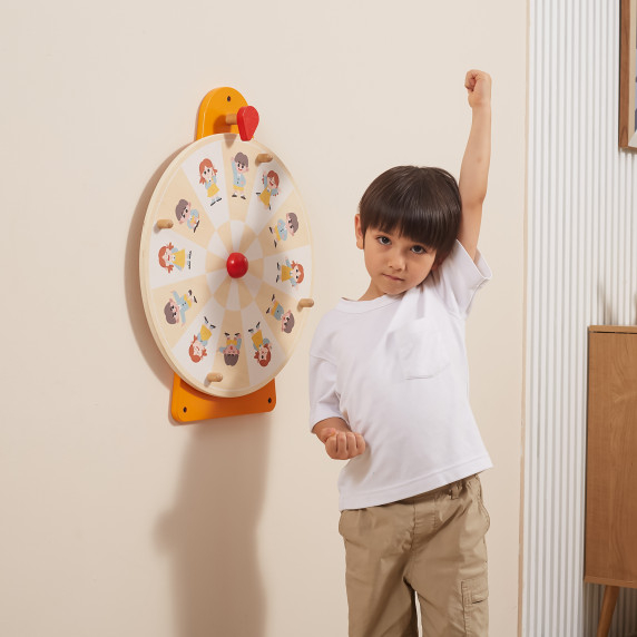 VIGA Wall Board Circle Show Emotions FSC Montessori Certificate