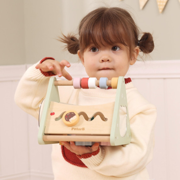 VIGA Activity Triangle – 5-in-1 Wooden Educational Toy
