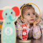 TOOKY TOY Wooden Skill Game Throw at the Target Animals 15 pcs.