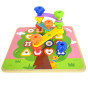 TOOKY TOY Multifunctional Board Set of Colored Screws Learning Shapes