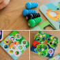TOOKY TOY 2-in-1 Wooden Arcade Game Pull the Bugs for Kids