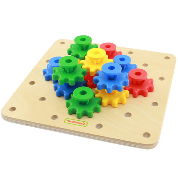 MASTERKIDZ Gears Build Your Own Mechanism Montessori Board