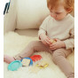 TOOKY TOY Wooden Puzzle Pyramid Shapes Teddy Bear 11 pcs.