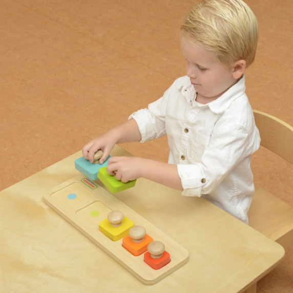 MASTERKIDZ Montessori Learning Sizes and Colors Puzzle