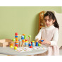VIGA Wooden Geometric Blocks Puzzle 52 pcs.