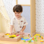 VIGA Wooden Blocks Colorful Tropical Stories Box 55 pcs.