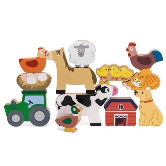 VIGA Stack Puzzle Farm Animals