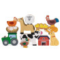 VIGA Stack Puzzle Farm Animals