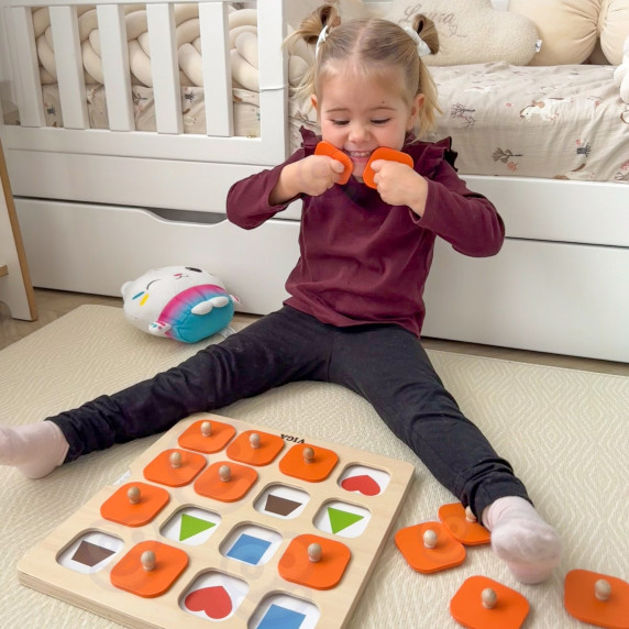 Viga Memory Guess the Pictures Memory Game 10 Montessori Cards