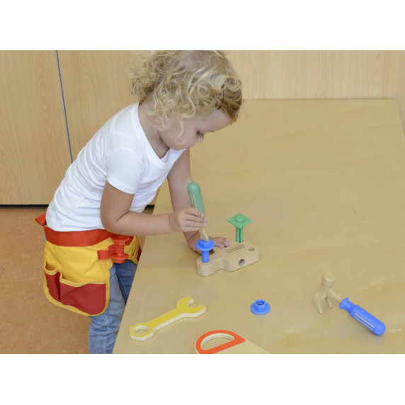 MASTERKIDZ Carpenter's Tool Belt 12 Pieces