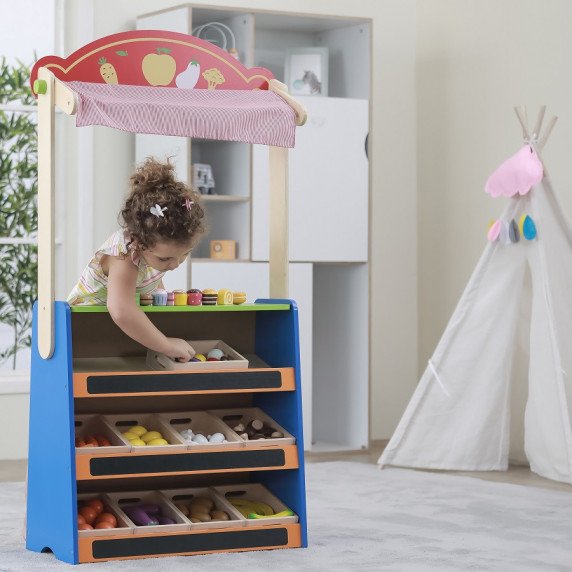 VIGA 2-in-1 Theater and Grocery Store