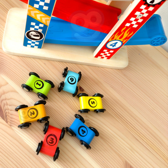 TOOKY TOY Colorful Slide Track For Cars