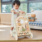 VIGA PolarB Wooden Push Walker Green Educational