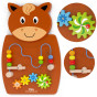 VIGA Wooden Manipulative Board Horse FSC Montessori Certificate