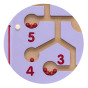 VIGA Hippopotamus Manipulative Sensory Board FSC Montessori Certificate